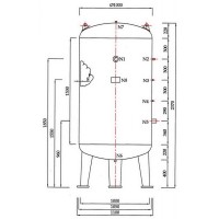 air tank - **AIR TANK 1500 Litrees ถังเก็บลม 1500 ลิตร