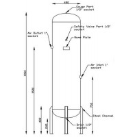 air tank - **AIR TANK 300 Litrees ถังเก็บลม 300 ลิตร