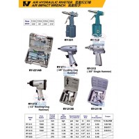 air tool เครื่องมือลม - AIR HYDRAULIC RIVETER ,3/8-1/2 AIR IMPACT WRENCH