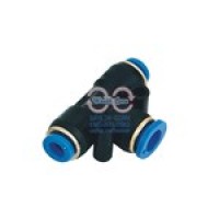 quick fitting plastic ข้อต่อลม พลาสติก - SPEND series different diameter union tee