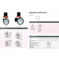 ชุดปรับแรงดันลม Regulator รุ่น BR3000
