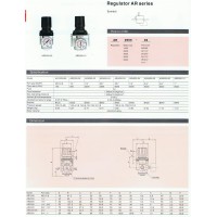 ชุดปรับแรงดันลม(อย่างดี) Regulator รุ่น AR5000-06