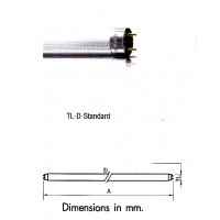 **หลอดไฟฟิลิปส์ Philips หลอดฟลูออเรสเซนต์ TL รุ่นมาตรฐาน