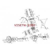 อะไหล่ปั๊มลม ฟูเช็ง fusheng - อะไหล่ปั๊มลมฟูเช็ง 5 แรงม้า รุ่น TA80