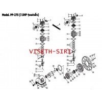 **อะไหล่ปั๊มลมพูม่า 7.5 แรงม้า รุ่น PP-275 (7.5 HP รุ่นแผ่นลิ้น)