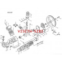 อะไหล่ปั๊มลมฟูเช็ง 3 แรงม้า รุ่น D4-155