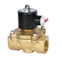 โซลินอยด์วาล์วแบบ 2 ทาง 2 2 way - โซลินอยด์วาล์วทองเหลือง Solenoid Valve 2/2 ทาง ขนาด 1-1/4 นิ้ว รุ่น 2W350-35