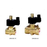 โซลินอยด์วาล์วแบบ 2 ทาง 2 2 way - โซลินอยด์วาล์วทองเหลือง ปรกติเปิด(NO) Solenoid Valve 2/2 ทาง รุ่น 2WK