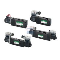 โซลินอยด์วาล์วแบบ 5 2 way - โซลินอยด์วาล์วลม 5/2,5/3 ทาง 4V Series ขนาดเกลียว M5 - 4 หุน